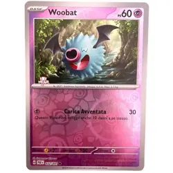 pokemon destino di paldea ita near mint nm rara holo REVERSE 032/091 woobat - Image 1