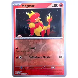 pokemon destino di paldea ita near mint nm rara holo REVERSE 009/091 magmar - Image 1