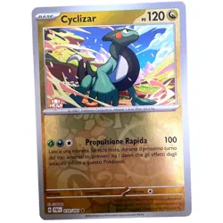 pokemon destino di paldea ita near mint nm rara holo REVERSE 070/091 cyclizar - Image 1