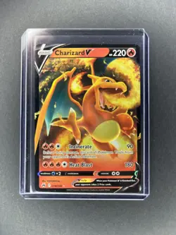 CHARIZARD V 018/159 Crown Zenith Holo Ultra Rare Pokemon TCG Near Mint - Image 1