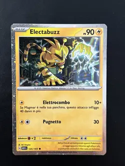 Pokemon 151 Electabuzz 125/165 Holo Promo Mew It Collezione Zapdos Near Mint Nm - Image 1