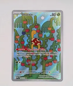 2025 Pokemon Mega Evolution Shuckle RC Illustration Rare #136/132 - Image 1
