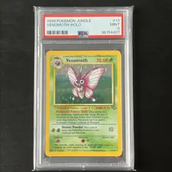 Pokemon Jungle Set - Venomoth Holo 1999 13/64 - PSA 9 - Mint - Image 1