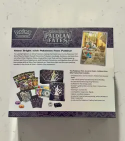 Pokemon Paldean Fates(Damaged)Elite Trainer Box.Dented Corners/Sides. Sealed - Image 3
