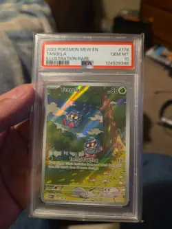 Pokemon TCG Scarlet & Violet 151 Holo Illustration Rare Tangela PSA 10 GEM MT - Image 1