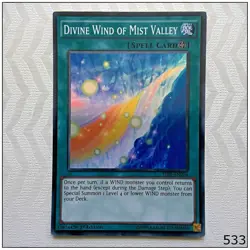 Divine Wind of Mist Valley - THSF-EN056 - Super Rare 1st Edition Yugioh - Image 1