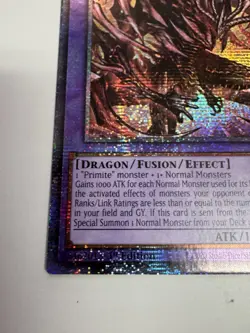 Yugioh Primite Dragon Nether Berzelius DUAD-EN035 Starlight Rare 1st Near Mint - Image 3