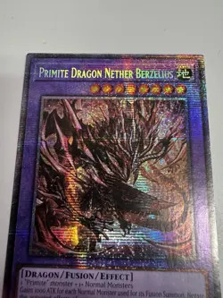 Yugioh Primite Dragon Nether Berzelius DUAD-EN035 Starlight Rare 1st Near Mint - Image 4