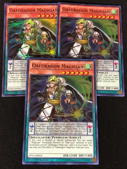 Yugioh Oafdragon Magician PEVO-EN016 1ST Super x3 (NM) - Image 1