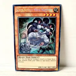 Super-Nimble Mega Hamster LC5D-EN226 - Secret Rare 1st Edition - Yu-Gi-Oh! TCG - Image 1