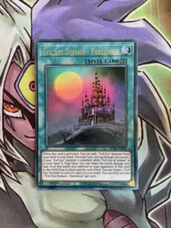 MP20-EN238 Evil Eye Domain - Pareidolia Ultra Rare 1st Edition NM Yugioh Card - Image 1