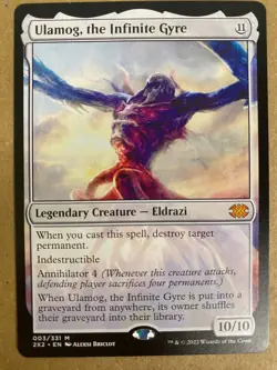 MTG 1x Ulamog, the Infinite Gyre 3 Double Masters Magic the Gathering Card x1 NM - Image 1