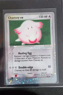 Chansey ex 96/109 Holo Rare EX Ruby & Sapphire Pokemon Card 2003 - Image 1