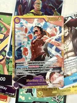 One Piece Card Game Monkey.D.Luffy Reprint EB02-061 SEC English prb 02 full art - Image 1