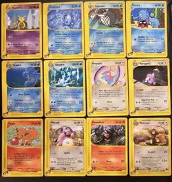 2002 Pokemon EX Lot (27 Cards) - Kingdra, Politoed, Light Golduck - eReader WOTC - Image 1