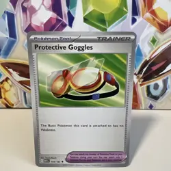 Protective Goggles 164/165 Uncommon Pokemon 151 English S&V NM - Image 1