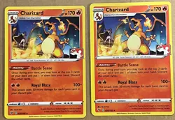 Charizard Pokemon Prize Pack Series 1 Promo Pokemon Card NM/LP Play Stamp - Image 1