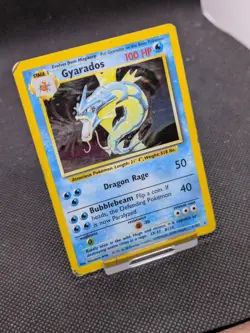 Gyarados 6/102 Holo Base Set Pokemon Card WOTC HP - Image 2