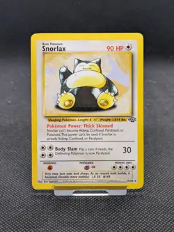 Snorlax 27/64 Non Holo Jungle Set Rare Pokemon Card LP-NM - Image 1