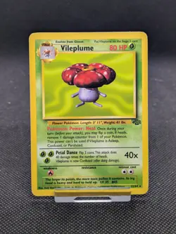 Vileplume 31/64 Non Holo Jungle Set Rare Pokemon Card WOTC Played - Image 1