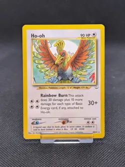 Pokemon Card Ho-oh 18/64 Non Holo Neo Revelation Rare WOTC Played - Image 1