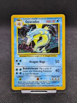 Gyarados 6/102 Holo Base Set Pokemon Card WOTC Played - Image 5