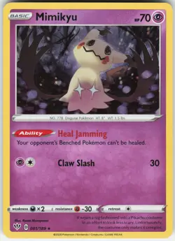 Mimikyu - (Cosmos Holo) Promo Miscellaneous Cards & Products 081/189 LP-NM - Image 1