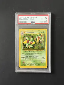 Bellossom Holo - 3/111 - Neo Genesis Vintage WOTC Pokemon Card - PSA 8 - Image 1