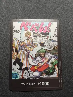 Don!! Your Turn +1000 Card OP06 One Piece Wings of the Captain English NM - Image 1
