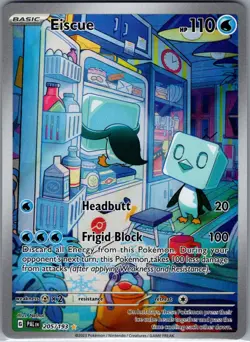 Eiscue 205/193 SV02: Paldea Evolved - Pokemon Card - NM - Image 1