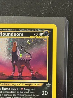 Pokemon Card Vintage Houndoom Holo Rare Neo Revelation 8/64 - Image 3