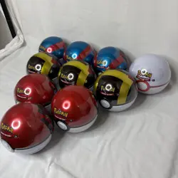 PokeBall Tin Lot 10x Pokemon TCG 30 Booster Packs H24 D24 B25 - Image 4
