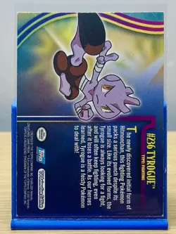 Tyrogue # 236 Pokemon Card Foil Topps TV Animation Edition Rare Card - Image 2