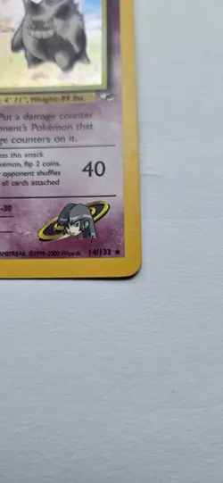 Pokemon Gengar Holo Gym Heroes Card 14/132 Sabrina's Gengar NM/LP Cond. - Image 3