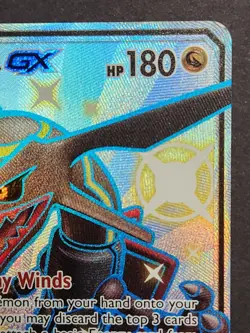 Rayquaza GX 177a/168 Hidden Fates Alternate Art Shiny Pokemon TCG Regular Size - Image 2