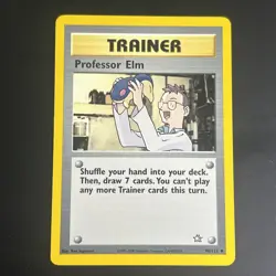 PROFESSOR ELM 96/111 - UNCOMMON - Neo Genesis - VINTAGE WOTC Pokemon Card - NM - Image 1