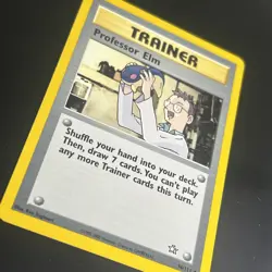 PROFESSOR ELM 96/111 - UNCOMMON - Neo Genesis - VINTAGE WOTC Pokemon Card - NM - Image 2