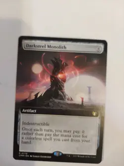Darksteel Monolith (Extended Art) Commander Masters Regular - Image 1