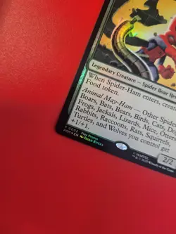 *FOIL* promo Spider-Ham, Peter Porker. Spider-Man Commander Party. LP. MTG. - Image 3