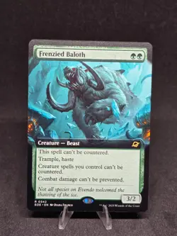 MTG Frenzied Baloth 0342 Edge of Eternities Extended Art Rare NM - Image 1
