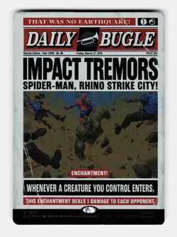 MTG: Impact Tremors (Rainbow Foil) | Secret Lair Drop Series 1999 NM - Image 1