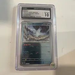 Pokemon TCG Articuno 2023 Reverse Holo Japanese 144/165 Gem Mint CGC 10 Card - Image 1