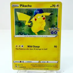 Pokemon TCG Pikachu Pokemon Go 028/078 Holo Holo Rare NM - Image 1