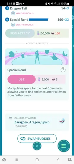 Pokemon Go Legendary Palkia (Spacial rend) ( XXL) ( Normal ) - Image 2