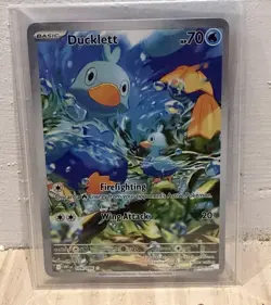 Pokemon TCG Ducklett White Flare 109/086 Illustration Rare Pack Fresh 🔥 - Image 1