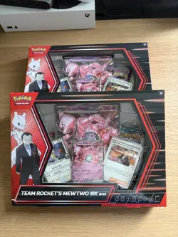 🔥 Pokemon TCG Team Rocket Mewtwo EX Box Set (x2 Sealed) 🔥 - Image 1