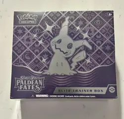 Pokemon Paldean Fates(Damaged)Elite Trainer Box.Dented Corner/Side. Sealed - Image 1
