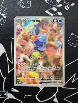 Cramorant 176/167 Pokemon TCG Twilight Masquerade Illustration Rare English - Image 1