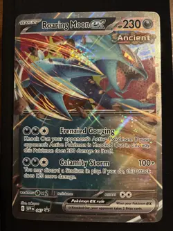 🟠 Pokemon - Roaring Moon ex SVP 067 - JUMBO SIZE - Promo - Ultra Rare - NM/M - Image 1
