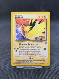 Pokemon Zapdos Black Star Promo 23 WOTC Played - Image 1